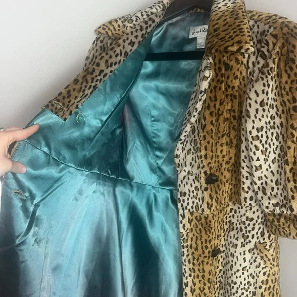 Vintage 1960’s Joseph Ribkoff Leopard Print Faux Fur Coat